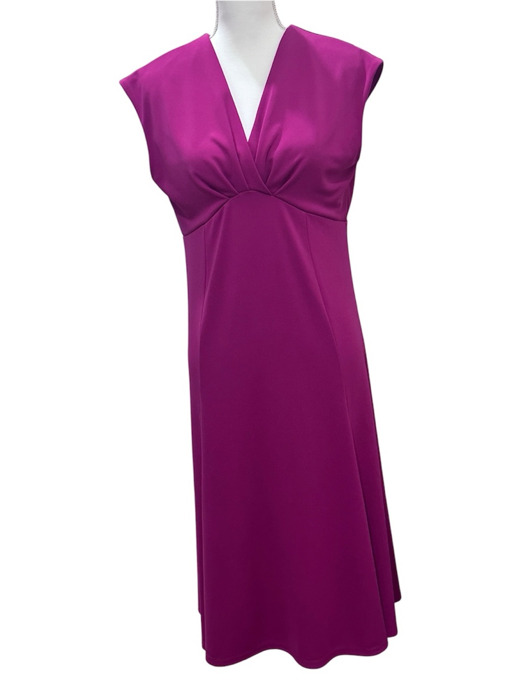 Talbots Fuchsia Midi Dress